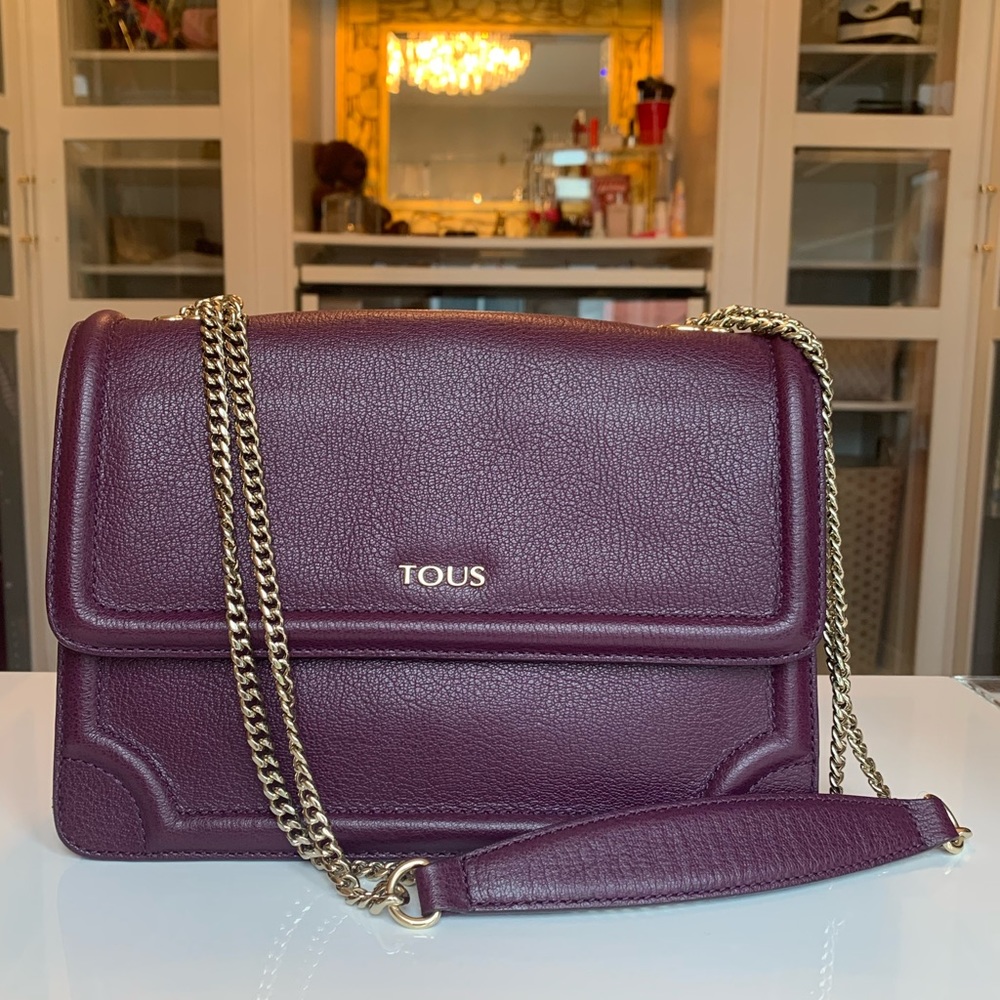 Tous Dark Purple Handbag